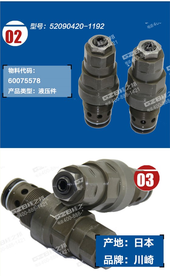 挖掘機(jī)旁通溢流閥
