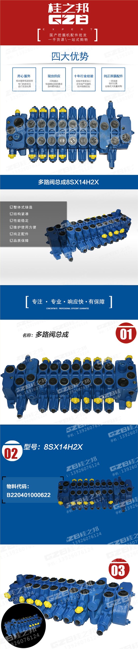 多路閥總成