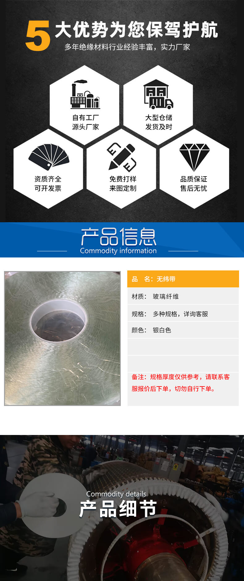 2851H級(jí)網(wǎng)狀無(wú)緯帶