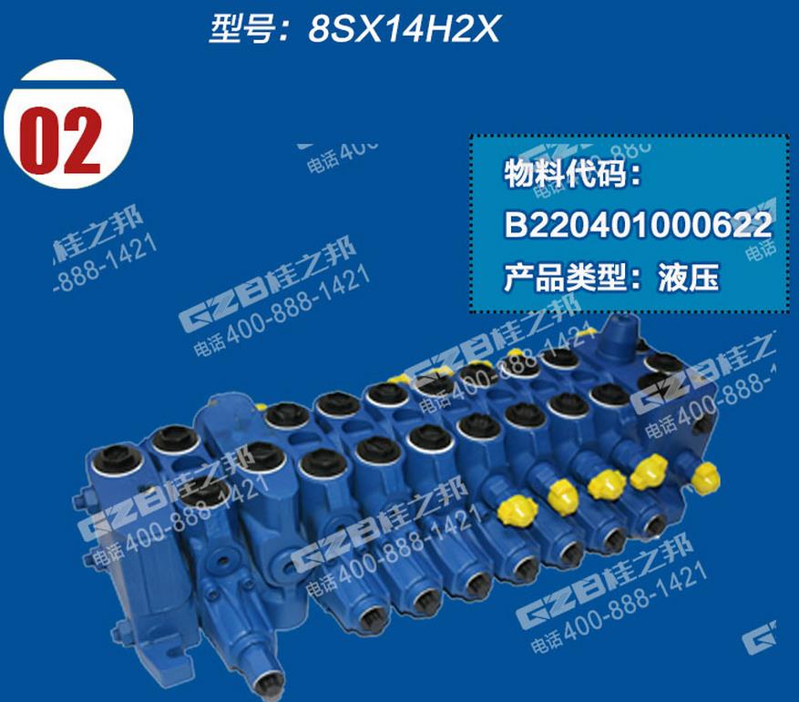 三一挖掘機(jī)多路閥總成