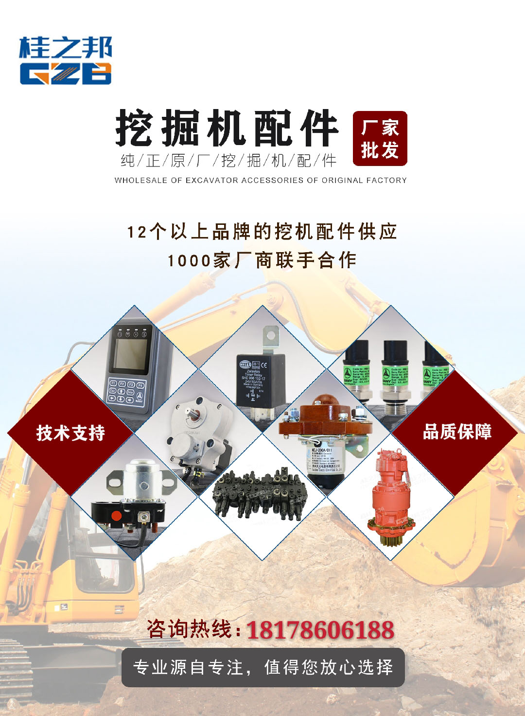 挖機(jī)配件