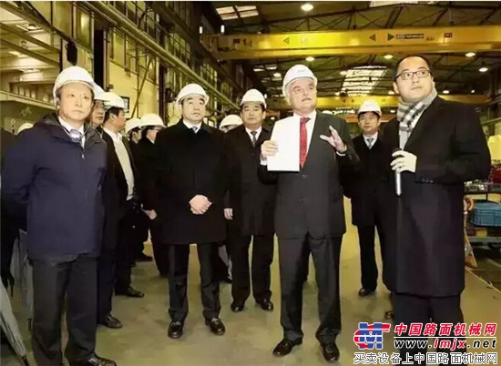 徐工董事長(zhǎng)王民歐洲行信心