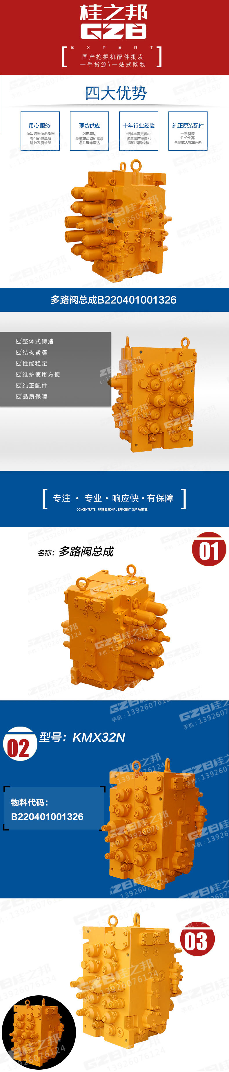 多路閥總成