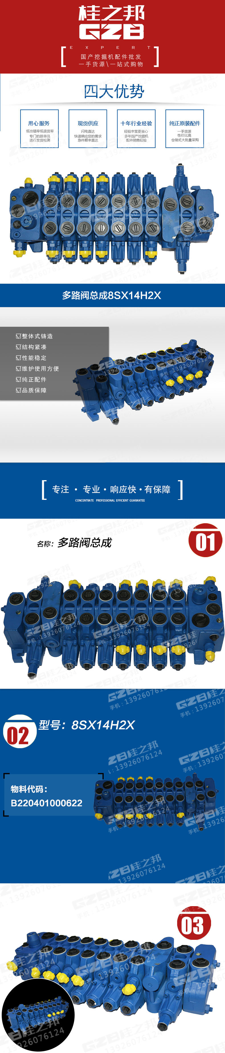 多路閥總成